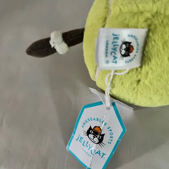 Jellycat Amusable Sports Tennis Ball Plush NWT - Picture 5 of 8